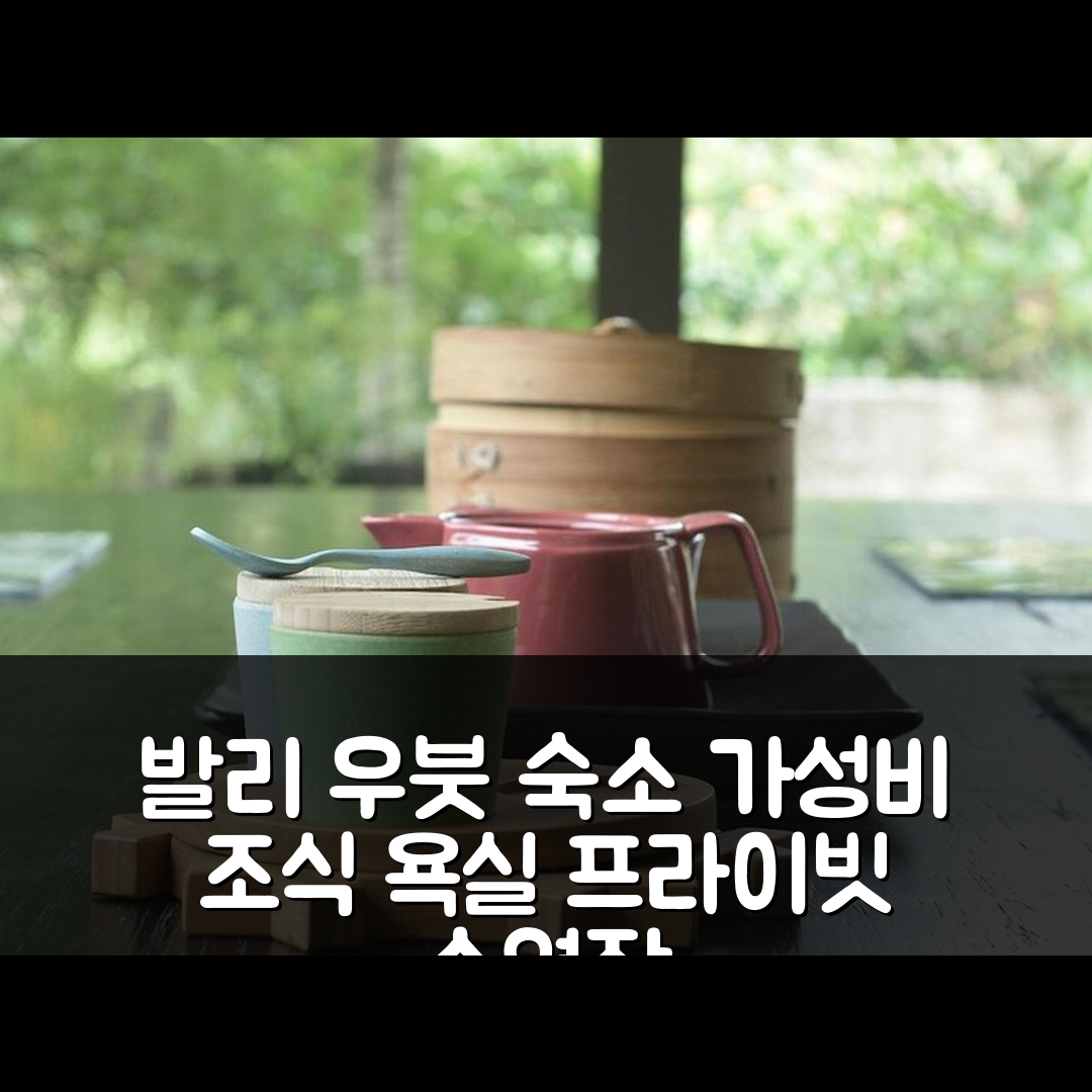 발리 숙소 여행 호텔 추천 산야 빌라 우붓 | 프라이빗 욕실 및 가성비 좋은 조식과 수영장 정보 5가지
