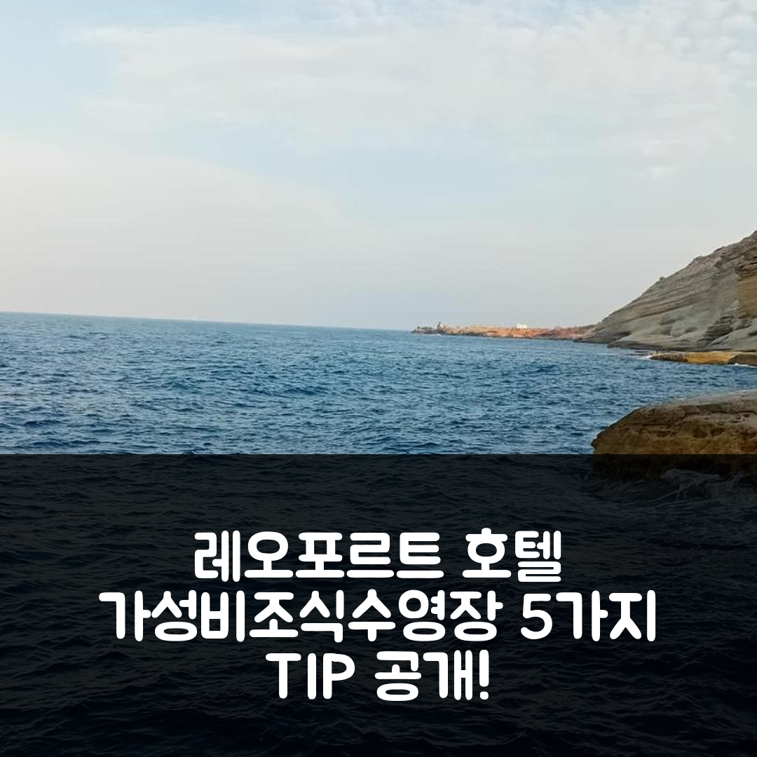 나도르 숙소 여행 호텔 추천 레오포르트 호텔 | 가성비와 조식, 수영장 최적의 5가지 팁