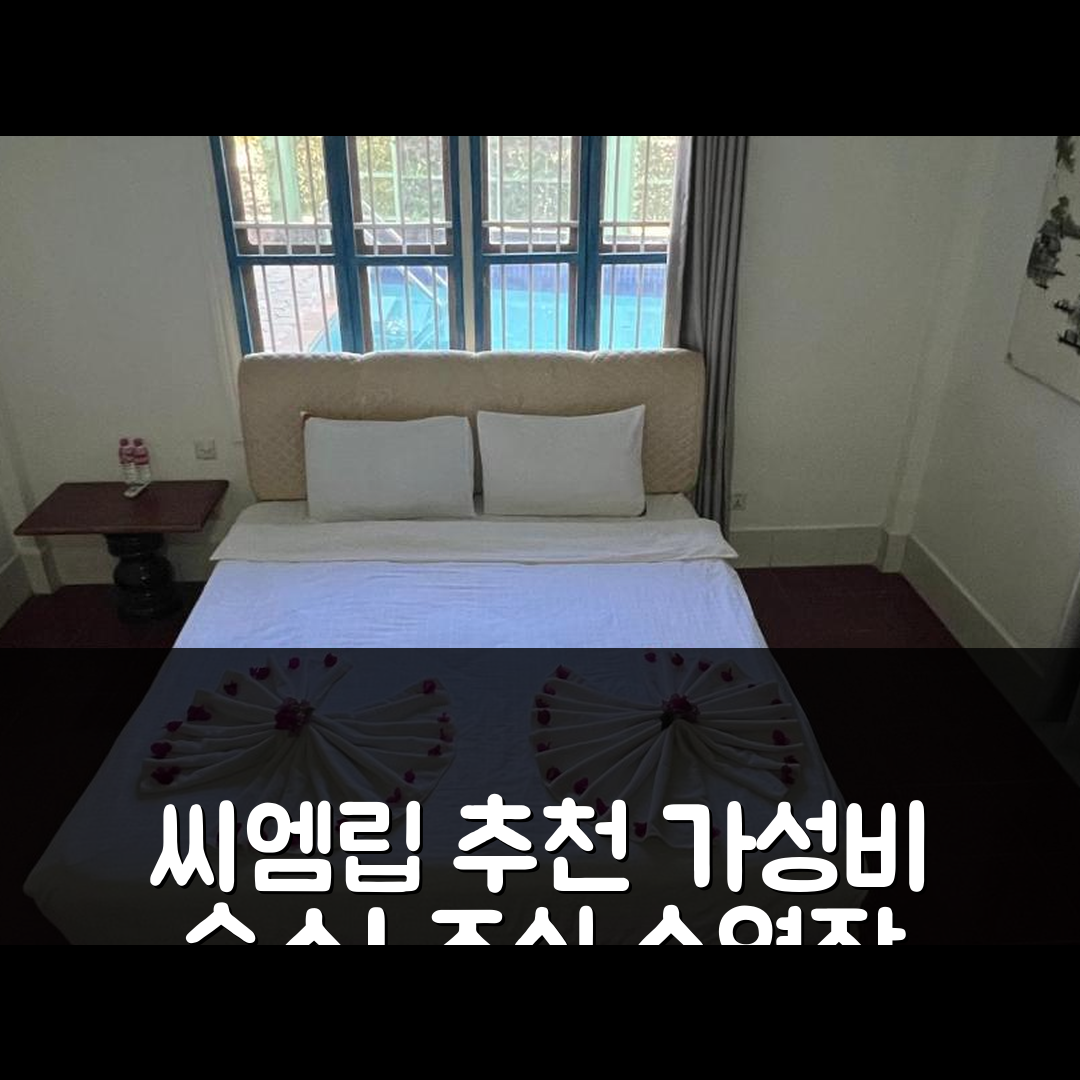 씨엠립 숙소 여행 호텔 추천 파이브 로즈 씨엠립 호스텔 | 가성비 뛰어난 조식과 수영장 위치 5가지 팁