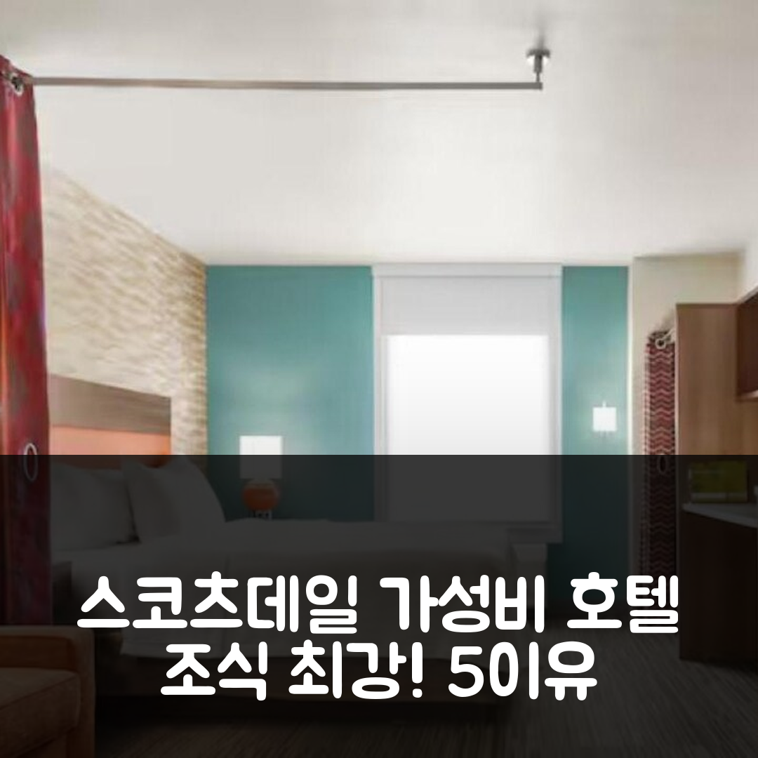 피닉스 숙소 여행 호텔 추천 홈2 스위트 바이 힐튼 스코츠데일 올드타운 | 가성비와 조식이 뛰어난 5가지 이유