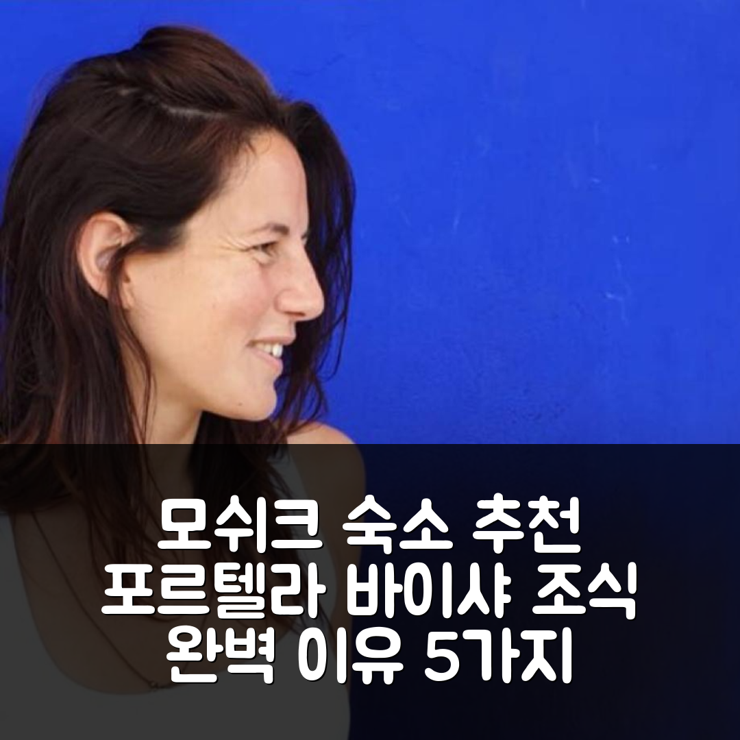 모쉬크 숙소 여행 호텔 추천 포르텔라 바이샤 | 2베드룸 60m² 비용과 조식이 완벽한 이유 5가지