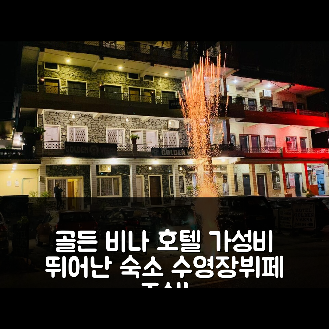 마운트 아부 숙소 여행 호텔 추천 골든 비나 호텔 | 가성비와 수영장 뷔페 조식 정보 5가지
